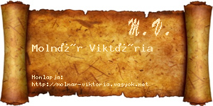 Molnár Viktória névjegykártya