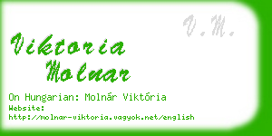 viktoria molnar business card